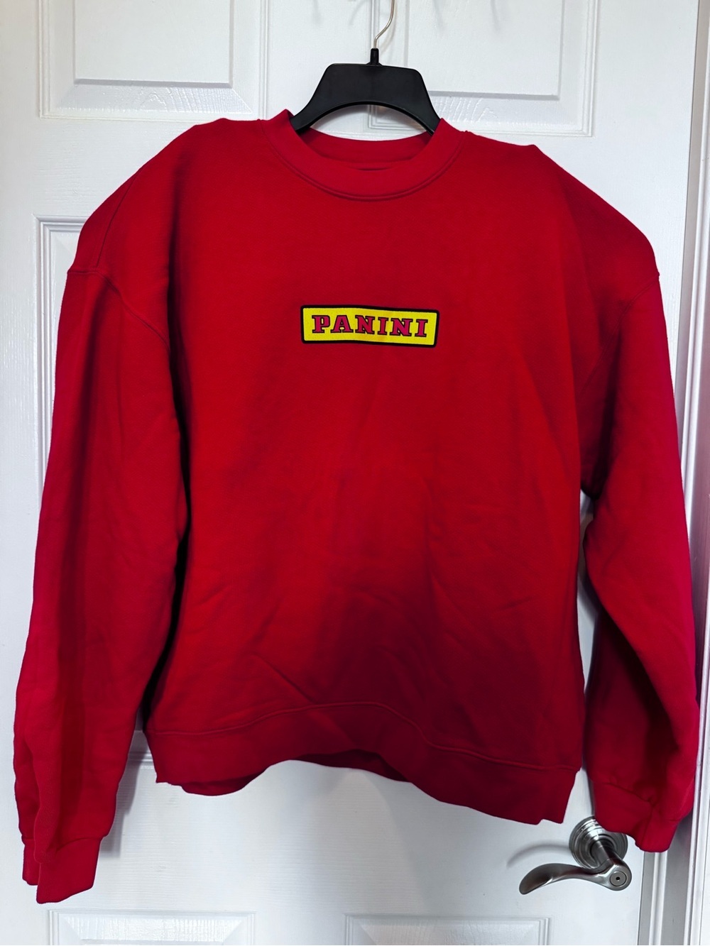 Panini x Good Red Crewneck Sweatshirt XL Streetwear Logo
